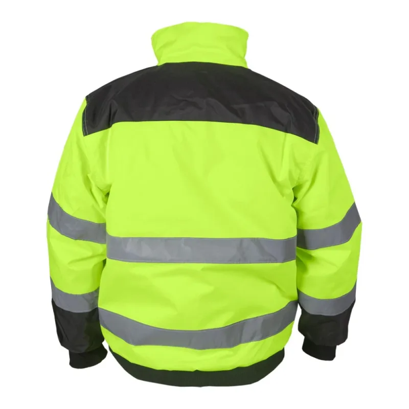 Leber&Hollman XVERT XV Winter reflexná bunda žltá/čierna
