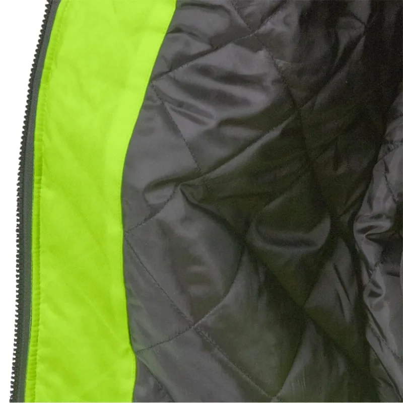 Leber&Hollman XVERT XV Winter reflexná bunda žltá/čierna