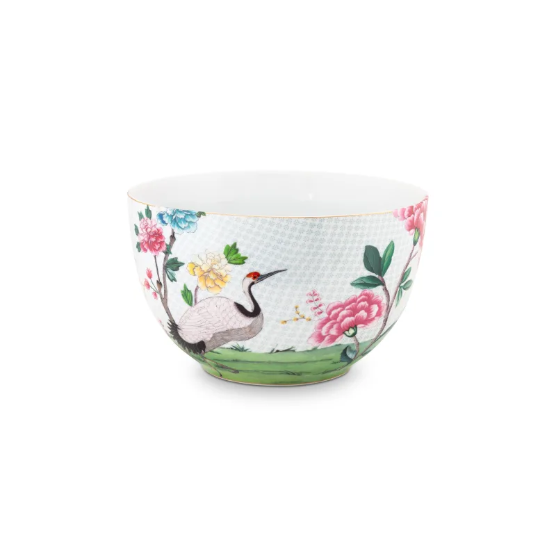 Pip Studio Blushing Birds miska Ø23cm, bílá