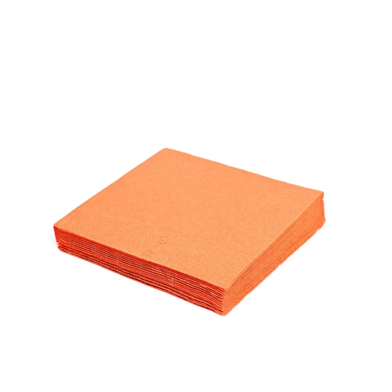 Ubrousky 3-vrstvé 33 x 33 cm oranžové [20 ks] (70715 - 5B)