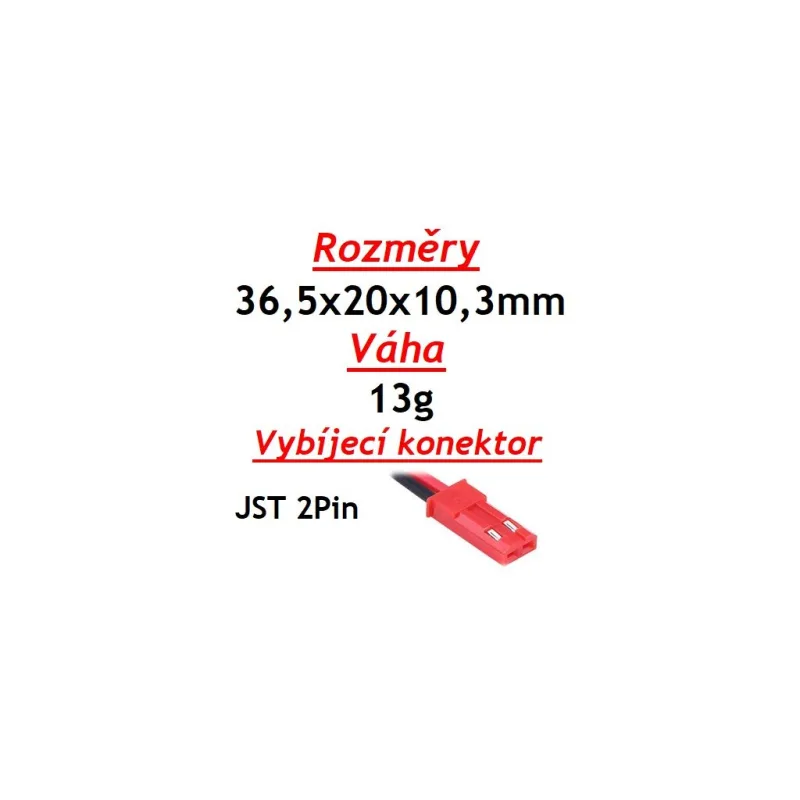 Li-pol baterie 200mAh 2S 20C (30C) NANO Tech
