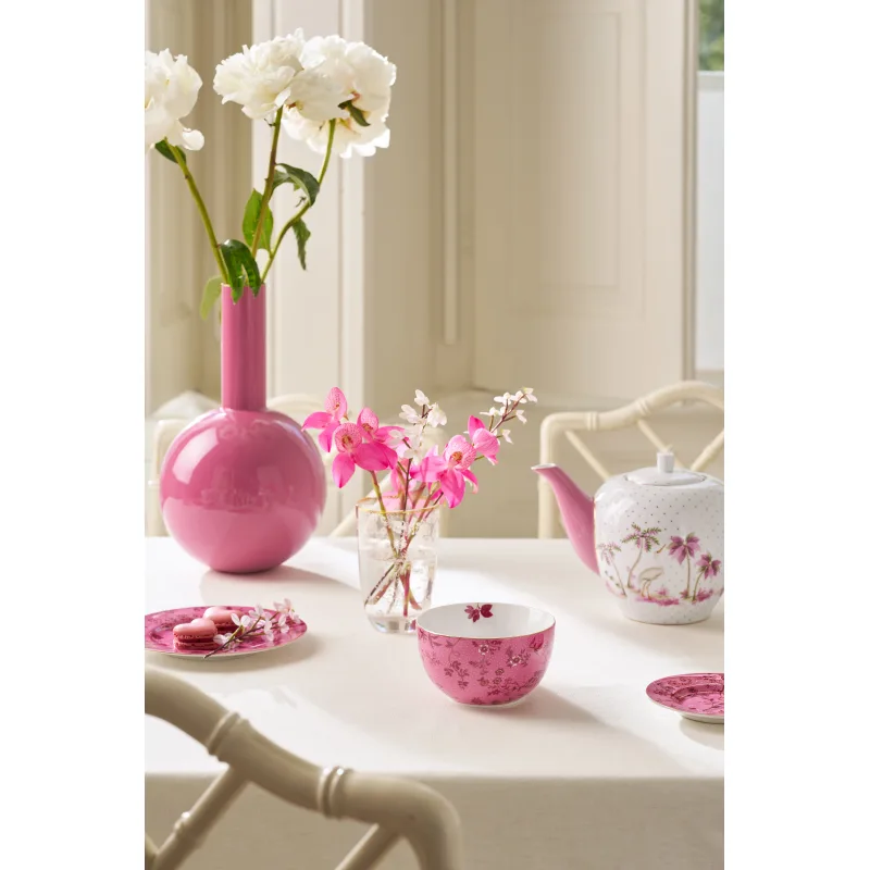 Pip Studio Jolie Flowers miska ∅12cm, růžová