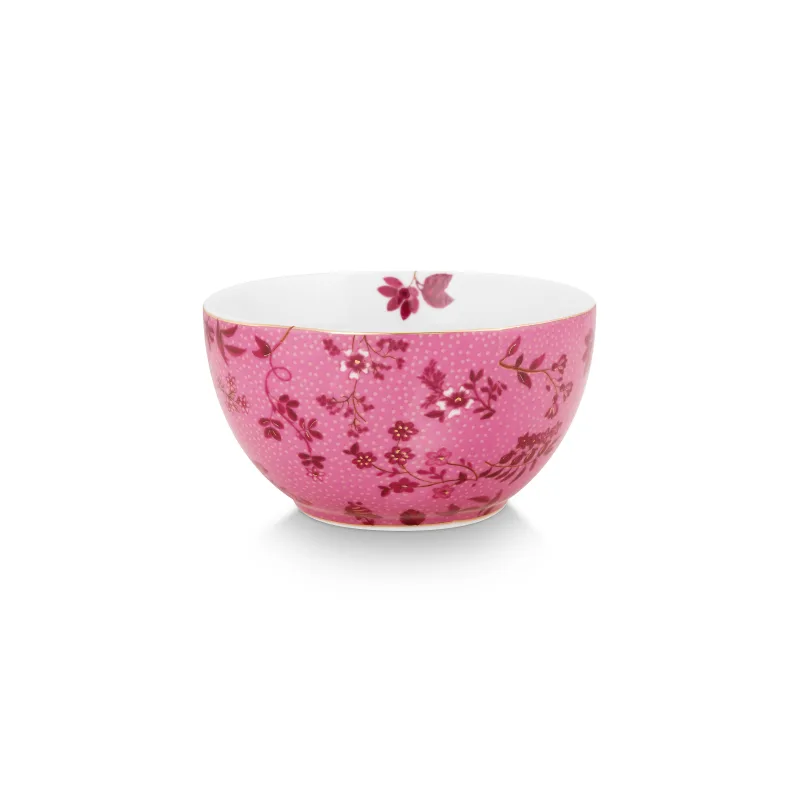 Pip Studio Jolie Flowers miska ∅12cm, růžová