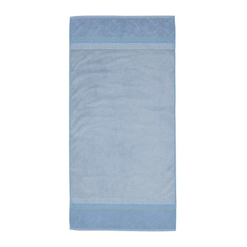Pip Studio Soft Zellige bavlněná froté osuška modro-šedá 70x140 cm