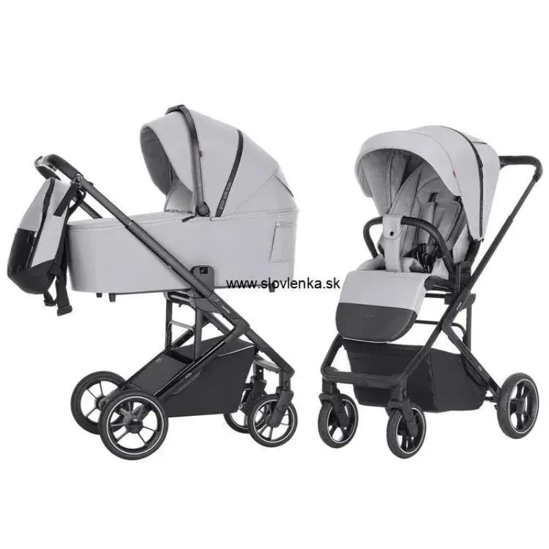 Kočík 2in1 CARRELLO Alfa 2024 Feather Grey