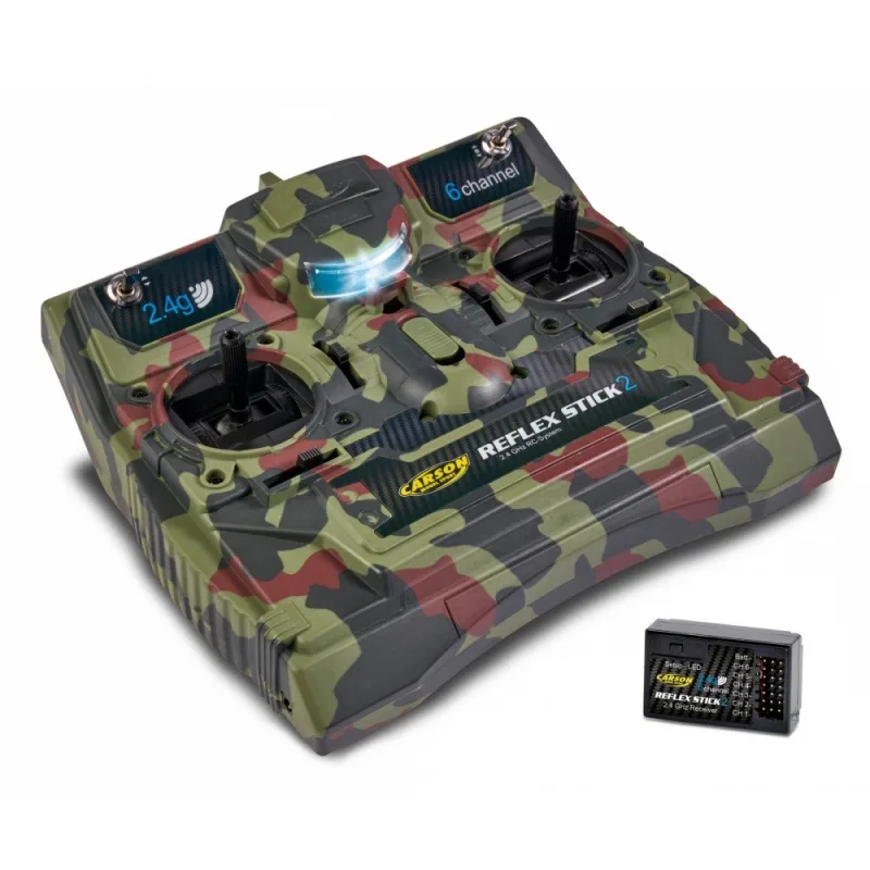 Carson FS Reflex Stick II , 6 Kanál, 2,4GHz Camouflage
