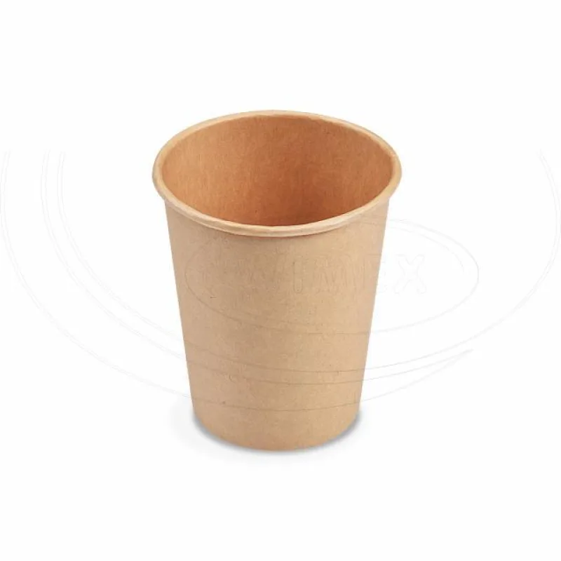 Papírový kelímek hnědý 280 ml, M (Ø 80 mm) [50 ks] (76428-11N)