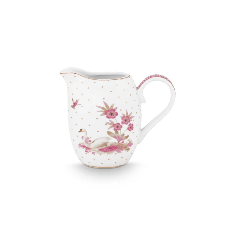 Pip Studio Jolie Dots Gold mlékovka 250ml, růžová