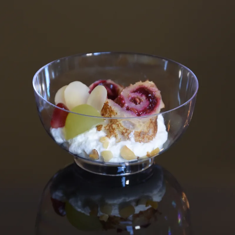 Fingerfood miska kulatá, čirá Ø 6,7 x 3,3 cm - 70 ml [25 ks] (66360) - CH3B