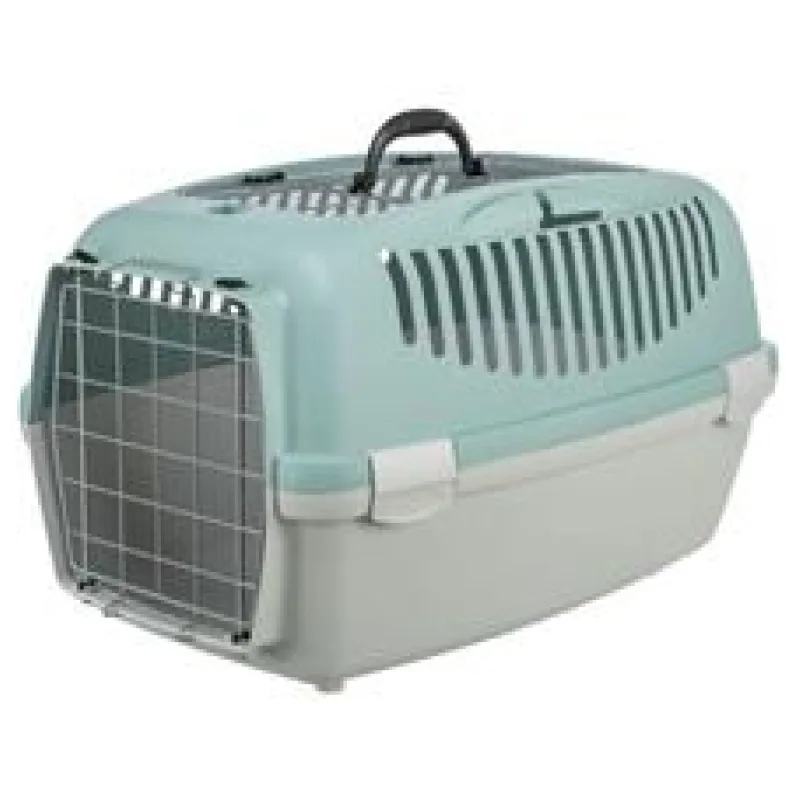 Transportní box CAPRI 3 Open Top, S: 40 x38 x 61 cm, výklopné otevírání, světlešedá/šalvějová 1 ks