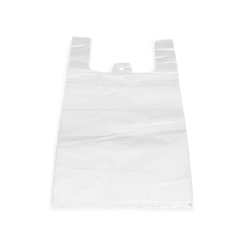 Tašky 5 kg (HDPE) bílé 24+11 x 46 cm -extra silné- [100 ks] (68425-10A)