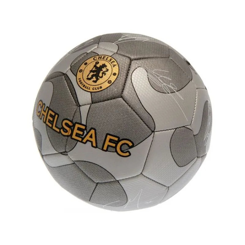 Chelsea FC futbalová lopta s podpismi - SKLADOM