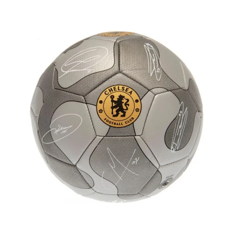 Chelsea FC futbalová lopta s podpismi - SKLADOM