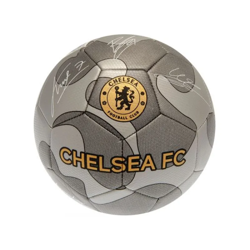 Chelsea FC futbalová lopta s podpismi - SKLADOM