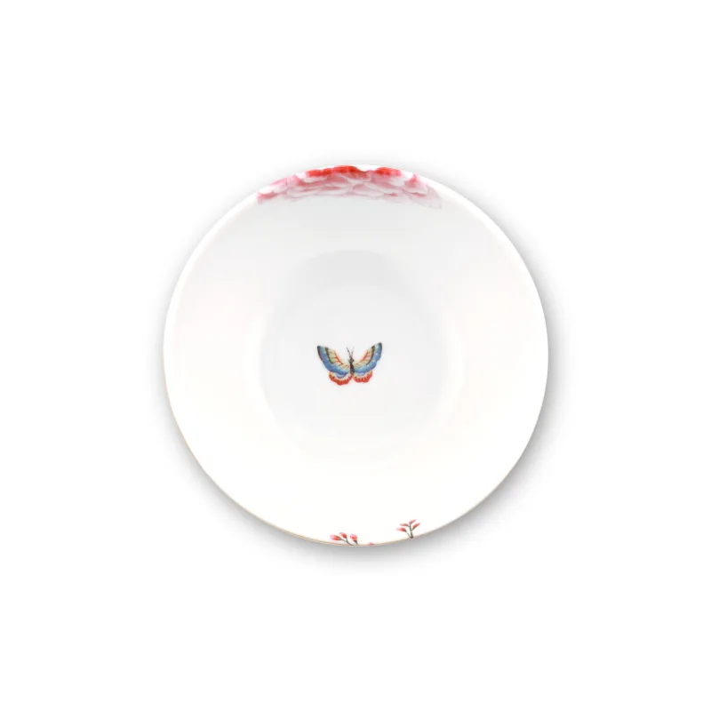 Pip Studio Blushing Birds miska Ø12cm, khaki