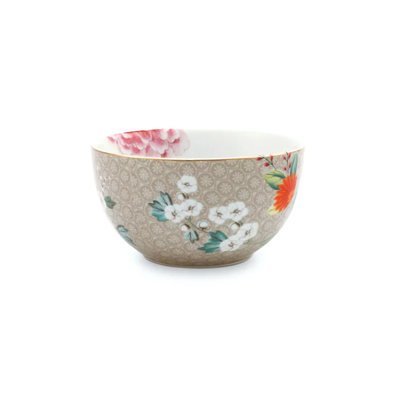 Pip Studio Blushing Birds miska Ø12cm, khaki