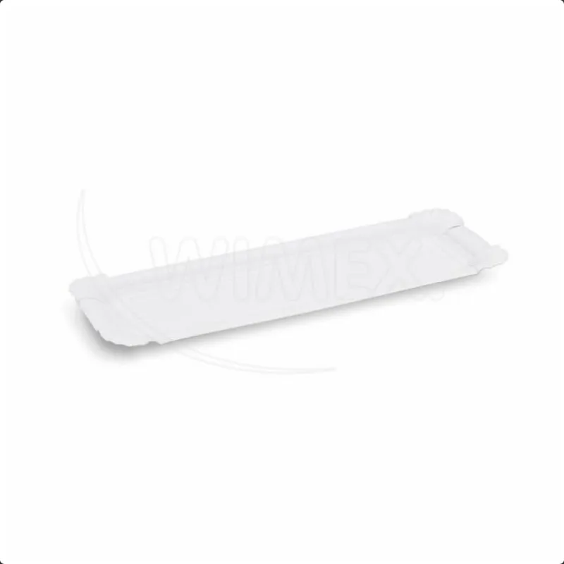 Papírové tácky 8 x 23 cm (100% celulóza) [250 ks] (71111)