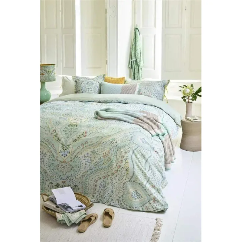 Pip Studio polštář Alfombra Light Blue 45x45cm, světle modrý