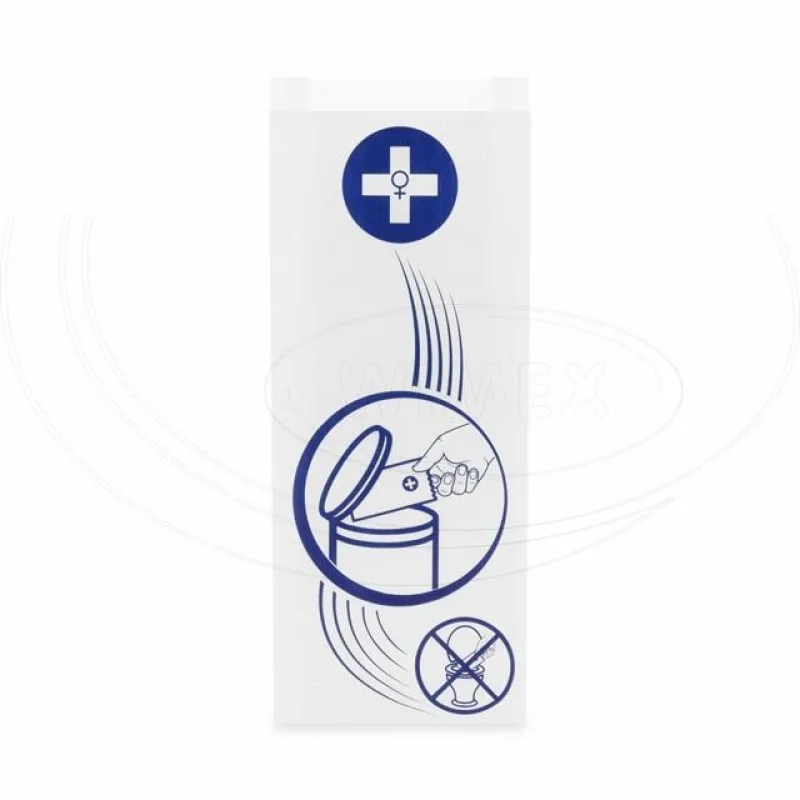 Hygienické papírové sáčky 11+4 x 28 cm [100 ks] (60685)