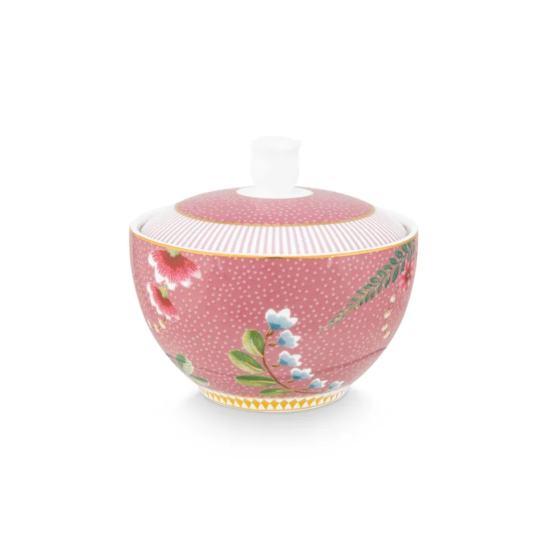 Pip Studio La Majorelle cukřenka 300ml, růžová