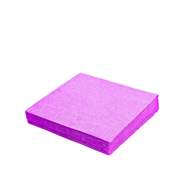 Ubrousky 3-vrstvé 33 x 33 cm světle fialové [250 ks] (87812)