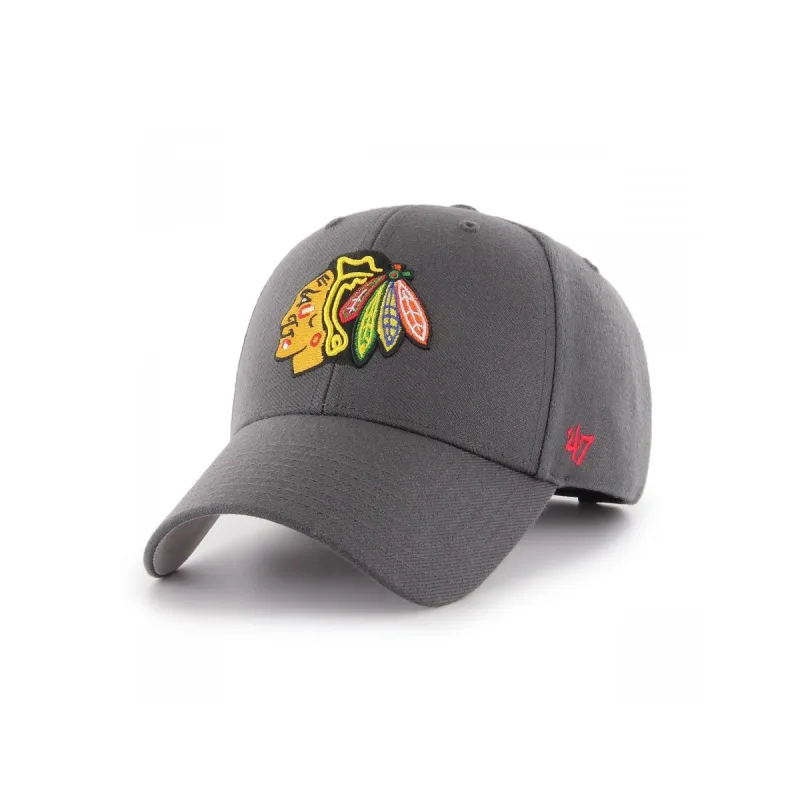 '47 Brand Chicago Blackhawks MVP šiltovka šedá