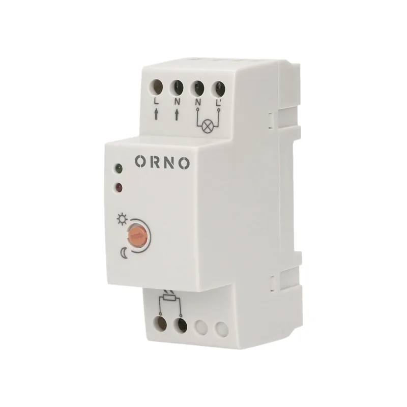 ORNO Súmrakový spínač na DIN lištu s externým čidlom 1m, 3000W IP20/IP65
