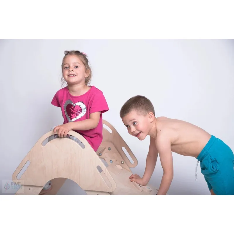 DAPAL Montessori Drevený rebrík V6 prírodný 300 × 850 × 150 mm