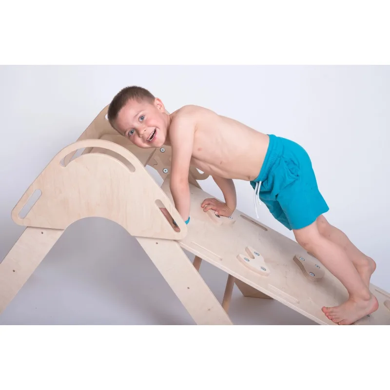 DAPAL Montessori Drevený rebrík V6 prírodný 300 × 850 × 150 mm