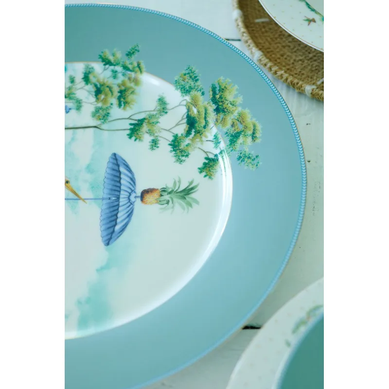 Pip Studio Jolie blue, talíř ∅32cm, modrý