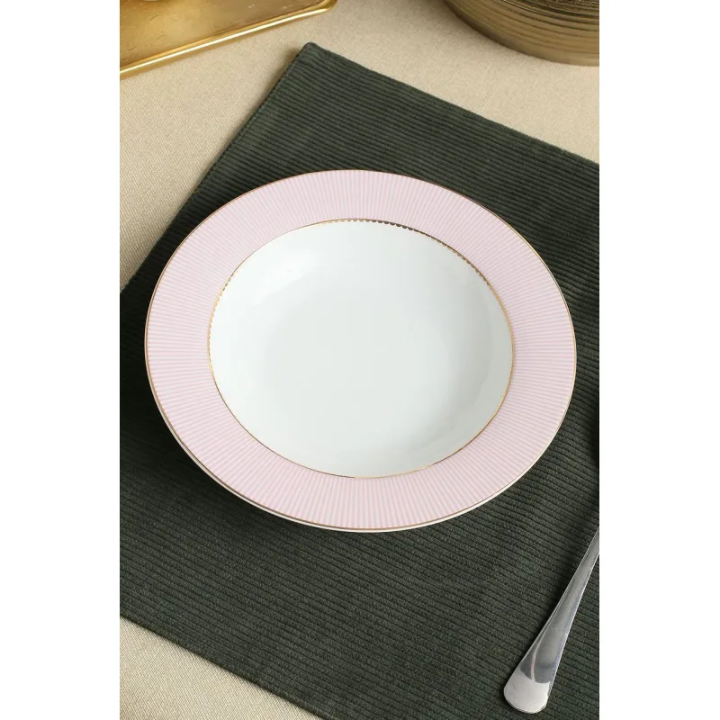 Pip Studio La Majorelle talíř Ø21,5cm, růžový
