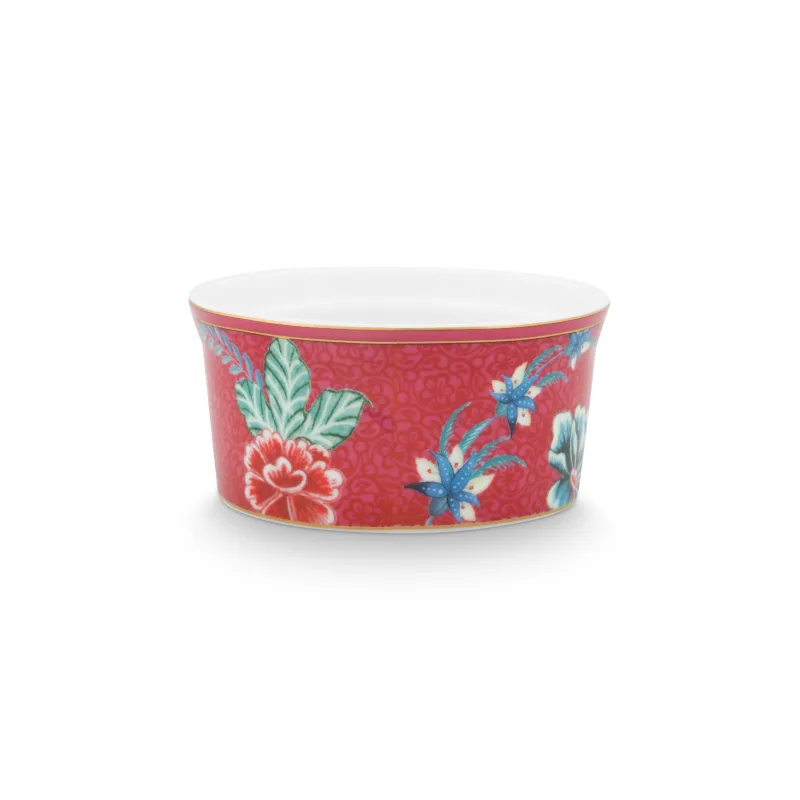 Pip Studio Flower Festival zapékací mísa 8.7x4.3cm, tmavě růžová