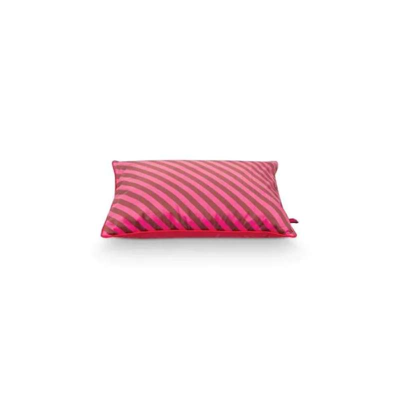 Pip Studio dekorační polštář Block Stripe 35x50 cm, růžový