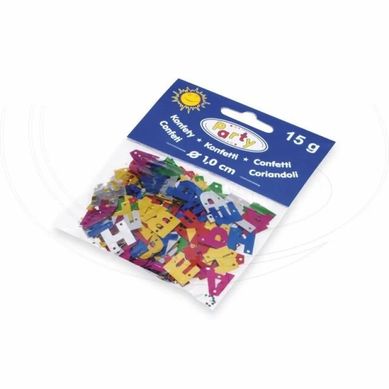 Konfety lesklé PÍSMENA [15 g] (66810) Výprodej