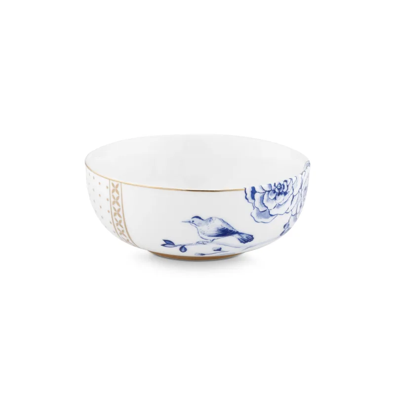 Pip Studio Royal White miska ∅12,5cm, bílo-modrá