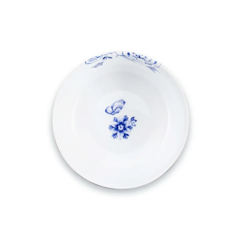 Pip Studio Royal White miska ∅12,5cm, bílo-modrá