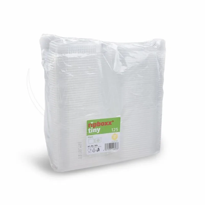 Miska oválná průhledná "Ripboxx Tiny" s víčkem 200 ml (PP) [50 ks] (PP825)