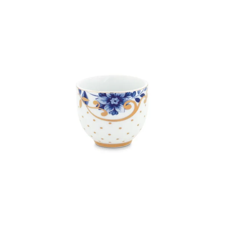 Pip Studio porcelánový kalíšek Royal White bílý