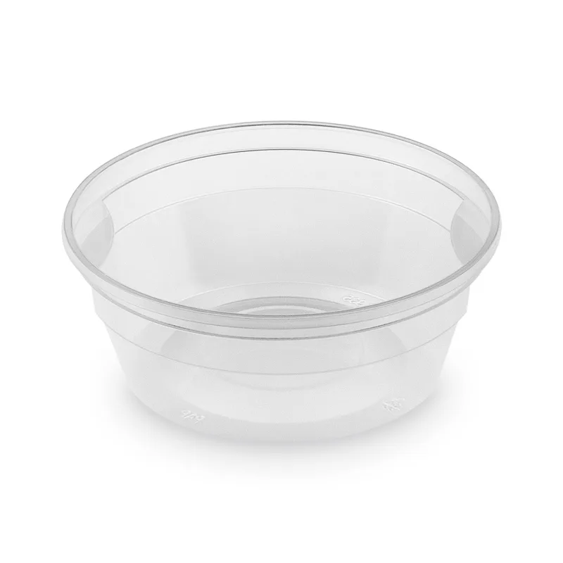 Polévková miska průhledná (PP) 350 ml, Ø 127 mm [50 ks] (74303)