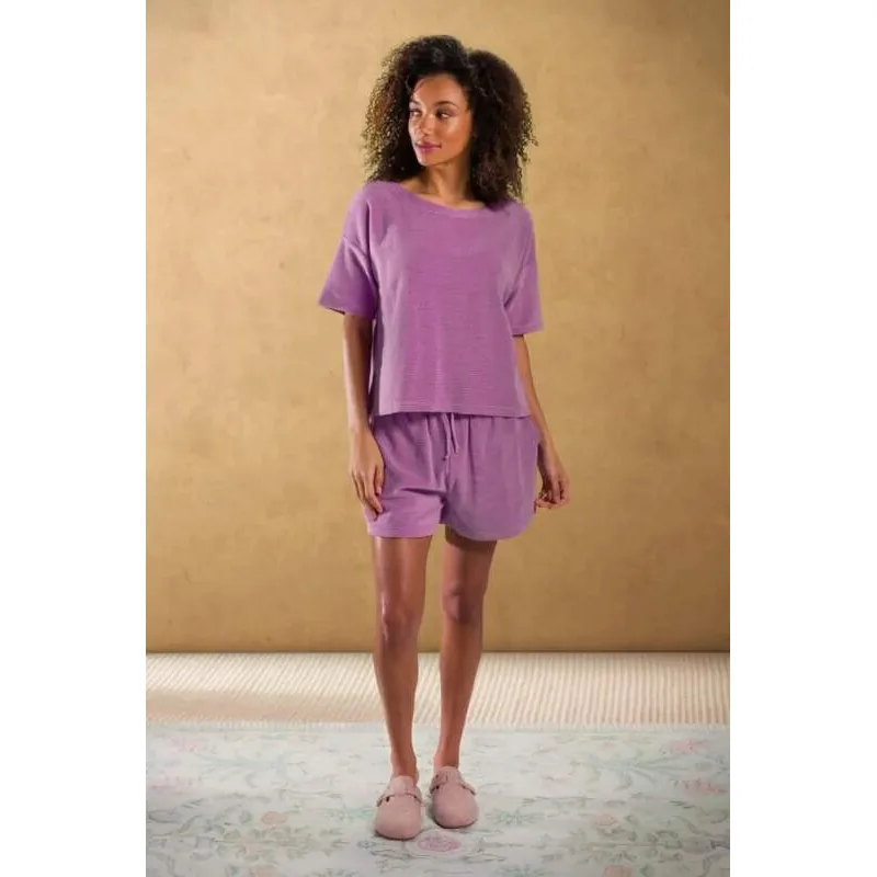 Pip Studio Bisou kraťasy Petite Sumo Stripe, lila