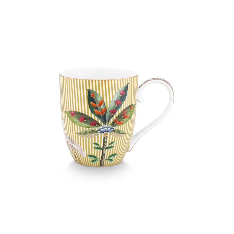 Pip Studio La Majorelle hrnek XL 440ml, žlutý