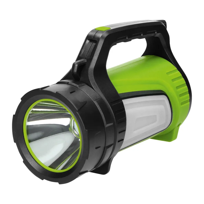 VIRONE Nabíjacia LED baterka – vyhľadávací svetlomet 10W, 1000lm, 4000mAh, power banka, indikátor