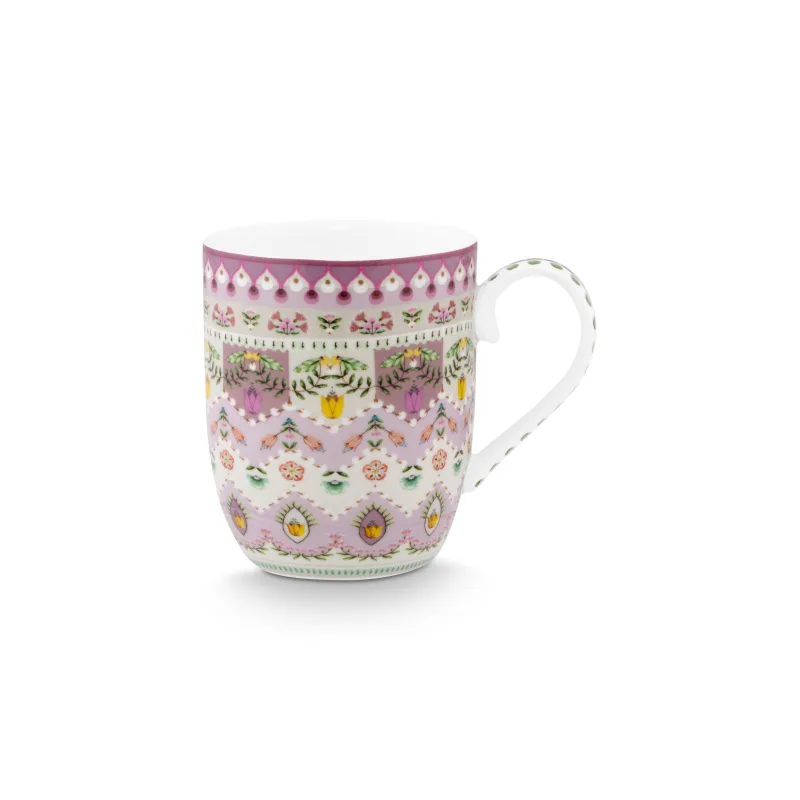 Pip Studio Lily & Lotus hrnek 180ml, lila