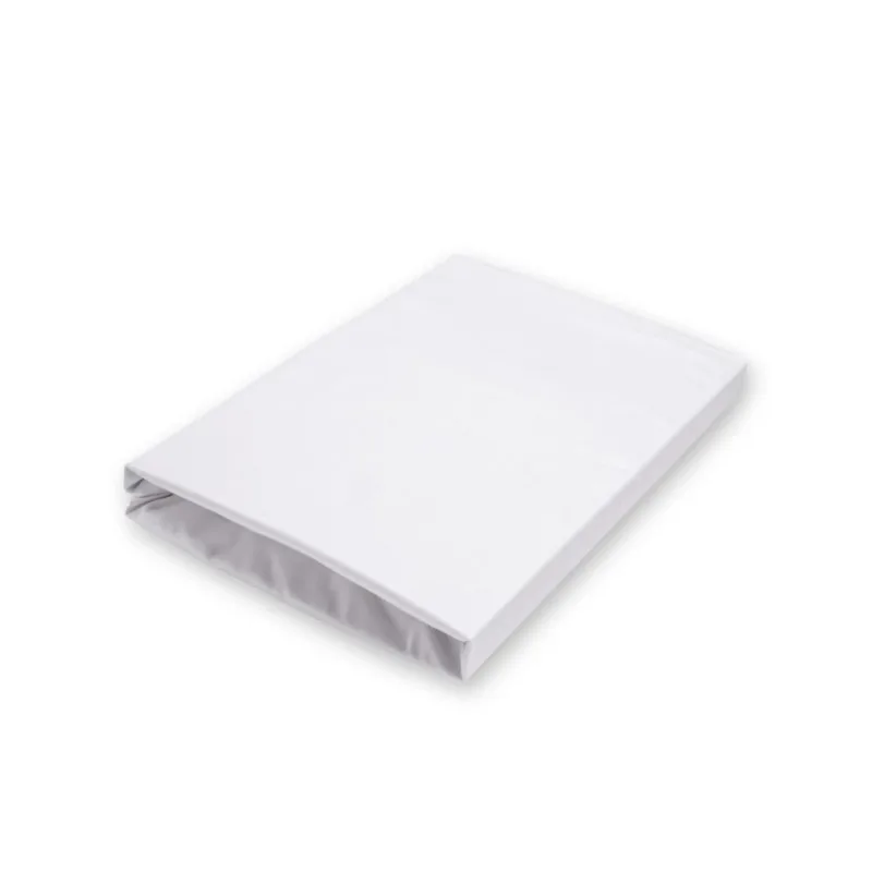 Napínacie saténové prestieradlo biele 200x220 cm