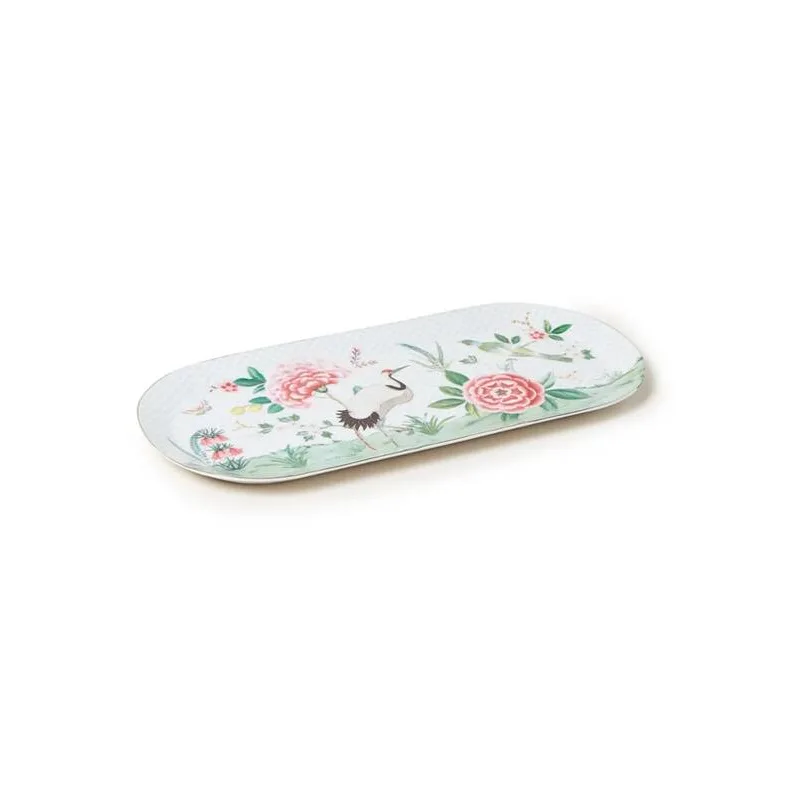 Pip Studio Blushing Birds servírovací tác 33.3x15.5cm, bílý