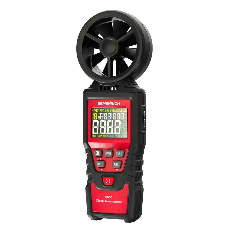 Digitálny anemometer Ermenrich Seek DN30