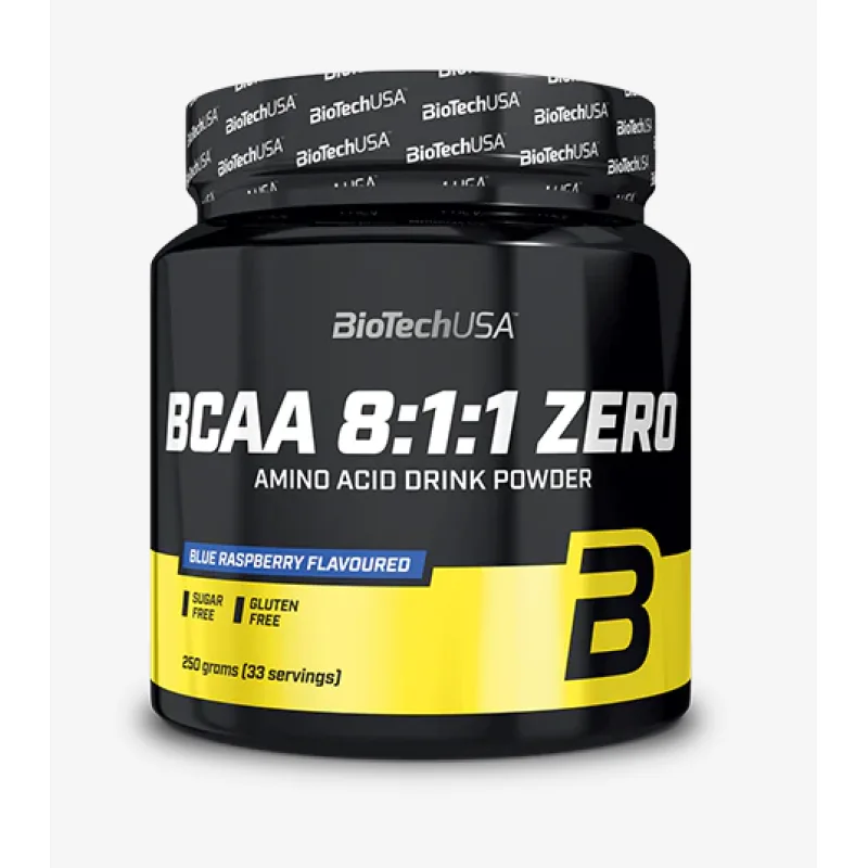 BCAA 8:1:1 Zero - 250 g - BioTech USA Príchuť: Modrá malina