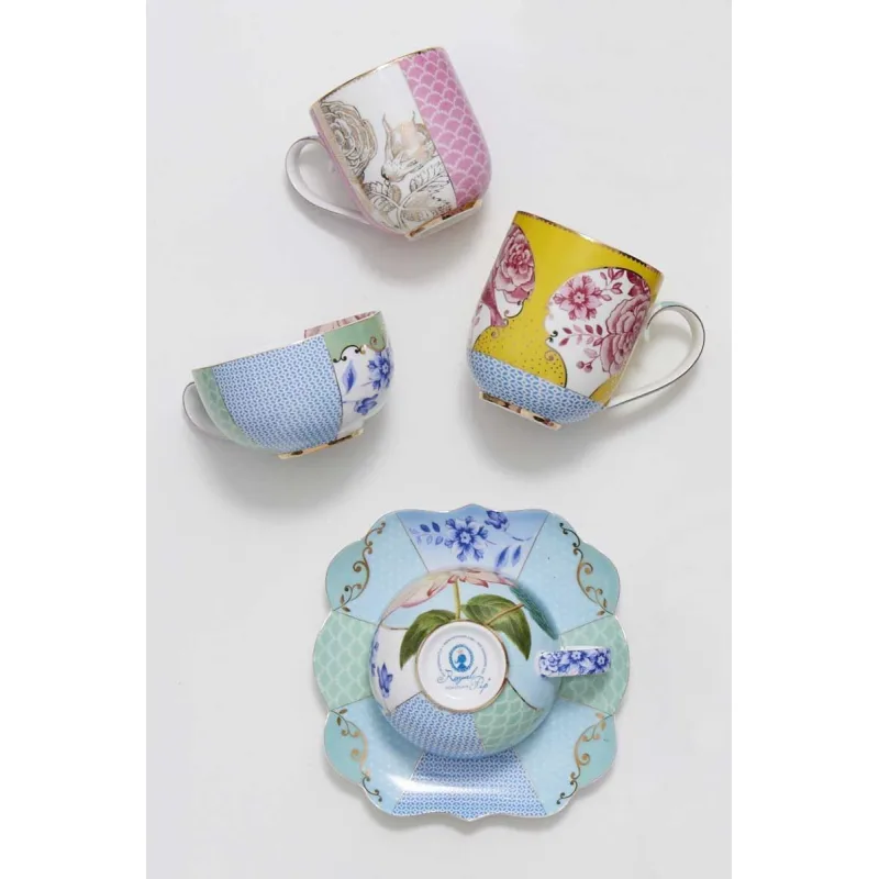 Pip Studio Royal Multi hrnek 230ml, růžový
