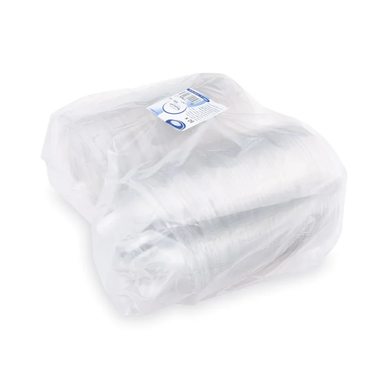 Miska kulatá průhledná s víčkem 600 ml (rPET) [50 ks] (77906)