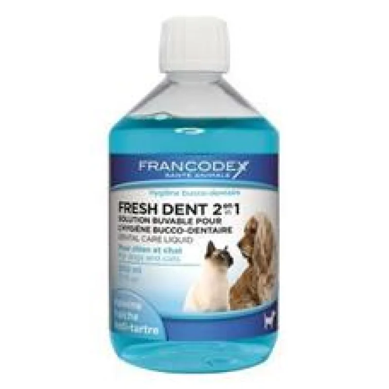Francodex Fresh Dent 2v1 pro psy a kočky 500ml